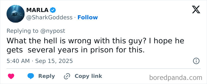 Tweet criticizing maniac driver’s shocking response after running over teen who rejected his advances on social media.