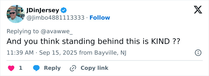 Screenshot of a tweet from JDinJersey responding to a controversy involving The Rock's daughter and Charlie Kirk remarks. Screenshot of a tweet from JDinJersey responding to a controversy involving The Rock's daughter and Charlie Kirk remarks.