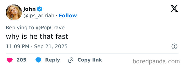 A tweet screenshot showing a user amazed by Harry Styles secretly running Berlin Marathon with impressive speed. A tweet screenshot showing a user amazed by Harry Styles secretly running Berlin Marathon with impressive speed.