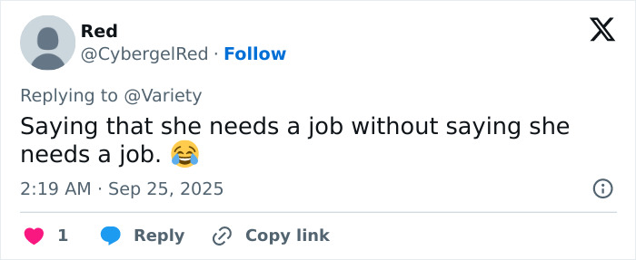 Tweet screenshot showing a user commenting on the Emma Watson trans feud with J.K. Rowling, reflecting fan reactions. Tweet screenshot showing a user commenting on the Emma Watson trans feud with J.K. Rowling, reflecting fan reactions.