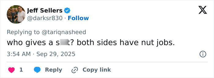 Screenshot of a social media reply discussing opinions amid conspiracy theorists linking Michigan church tragedy to Charlie Kirk attack. Screenshot of a social media reply discussing opinions amid conspiracy theorists linking Michigan church tragedy to Charlie Kirk attack.