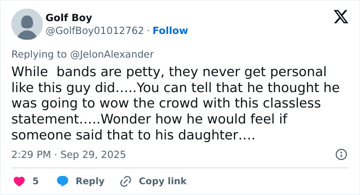 Screenshot of a tweet criticizing a college band announcer’s bodyshaming remarks about plus-size dancers at halftime. Screenshot of a tweet criticizing a college band announcer’s bodyshaming remarks about plus-size dancers at halftime.