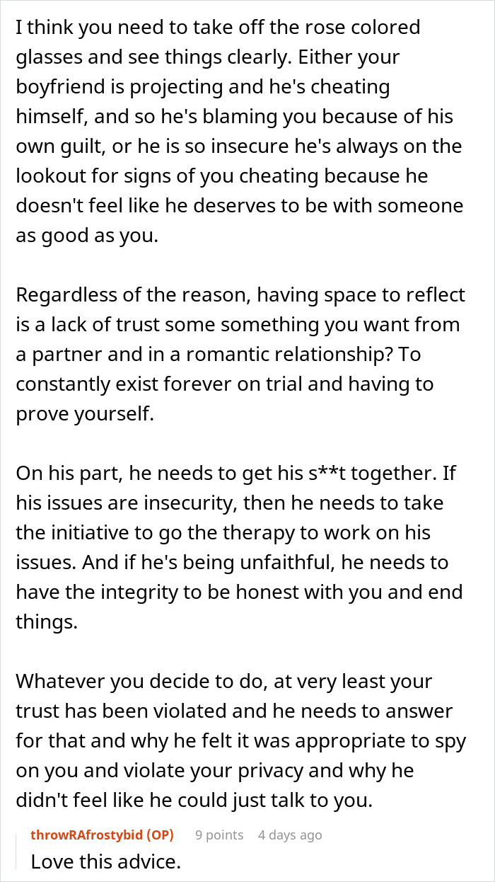 Man goes through girlfriend’s phone, shocked by her reaction, highlighting trust issues in a long-term relationship. Man goes through girlfriend’s phone, shocked by her reaction, highlighting trust issues in a long-term relationship.
