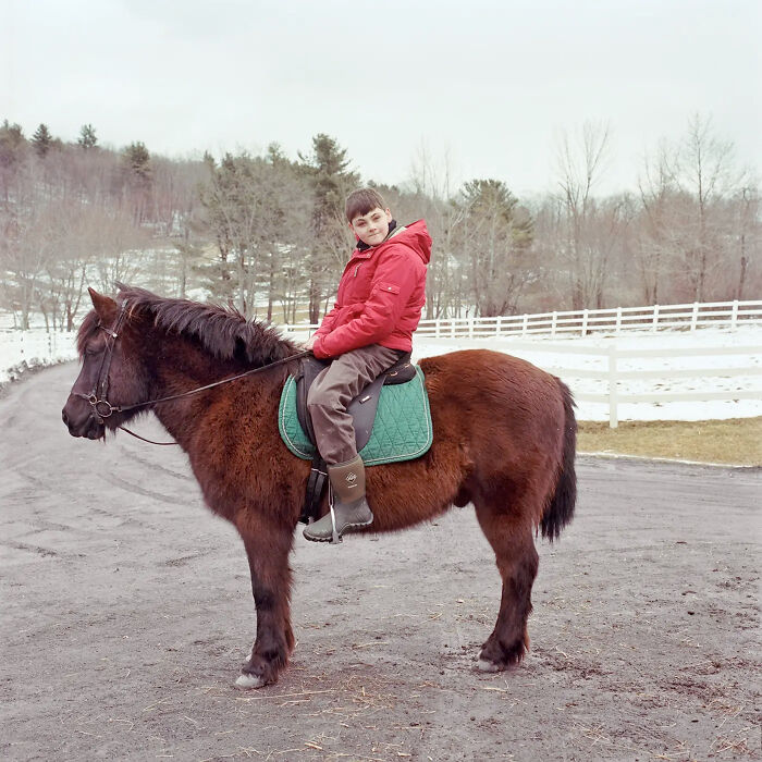 Aj On His Horse By Susan Anthony