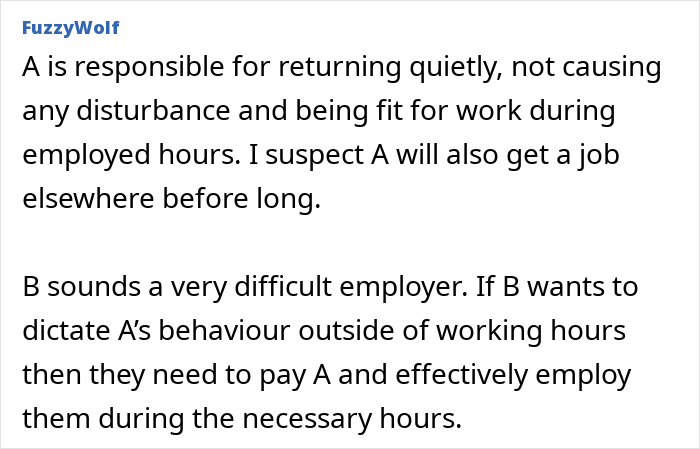 Live-in nanny placed under curfew on nights off, sparking online debate about employer demands and nanny rights. Live-in nanny placed under curfew on nights off, sparking online debate about employer demands and nanny rights.