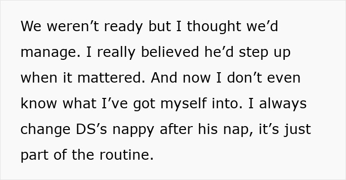 Dad takes care of son for the first time but forgets to change diaper and feed him, making mom livid and frustrated. Dad takes care of son for the first time but forgets to change diaper and feed him, making mom livid and frustrated.