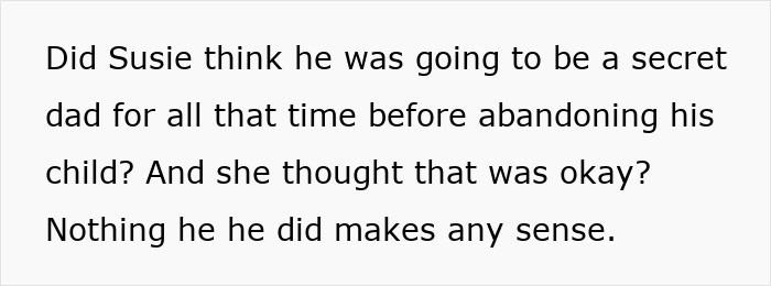 Text image showing a toxic man romantically involved with two women at the same time, sparking horror and disbelief.