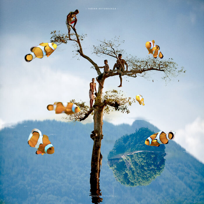 40 Nature Inspired Collages Tha Will Make Your Brain Hurt