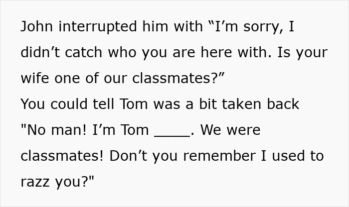 &ldquo;I Have No Idea Who You Are&rdquo;: Class Bully Peaks In High School, Gets Destroyed At Reunion 25 Yrs Later