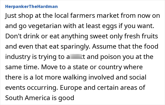 Comment warning about food increasing dementia risk advising to eat fresh fruits, avoid sweets, and live actively. Comment warning about food increasing dementia risk advising to eat fresh fruits, avoid sweets, and live actively.