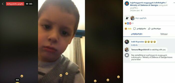 Young child in a social media video with reactions, illustrating a notable social media fail by a company.