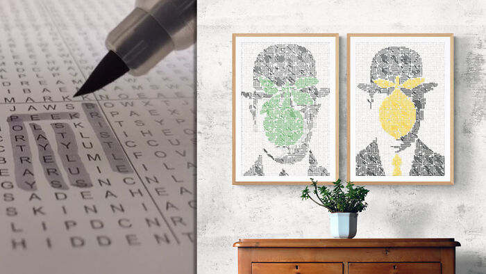 I Created Word Search Puzzles That Turn Into Display-Worthy Art, And People Are Loving Them I Created Word Search Puzzles That Turn Into Display-Worthy Art, And People Are Loving Them