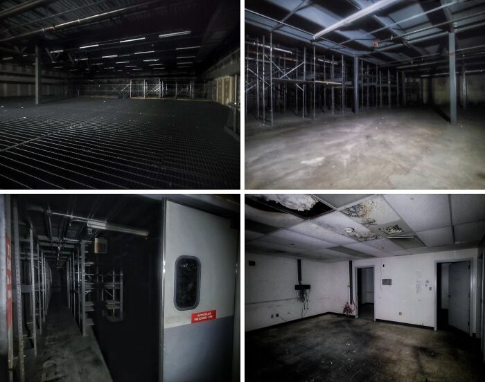 Creepy and unsettling photos of dark, empty industrial and office spaces revealing jobs that should pay more.