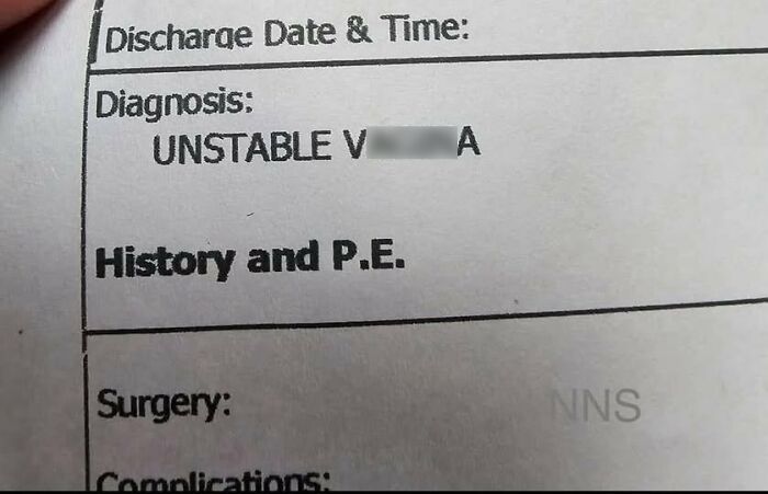 Close-up of a medical form showing diagnosis details relevant to EMT and paramedic professionals.