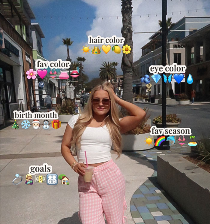 Young woman with long blonde hair wearing sunglasses and pink pants outdoors, related to cheerleader court appearance case Young woman with long blonde hair wearing sunglasses and pink pants outdoors, related to cheerleader court appearance case