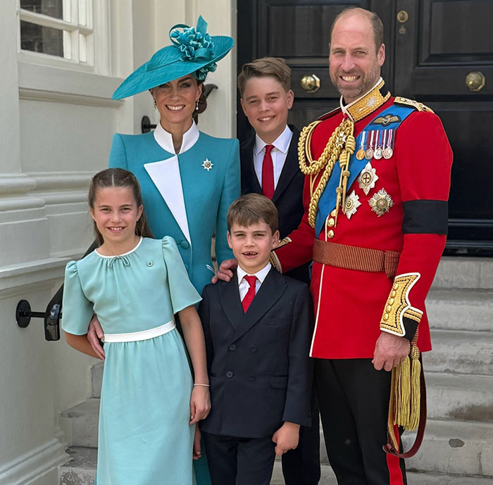 Kate Middleton with family dressed formally after royal funeral, showing support in a respectful and kind moment with King Charles. Kate Middleton with family dressed formally after royal funeral, showing support in a respectful and kind moment with King Charles.