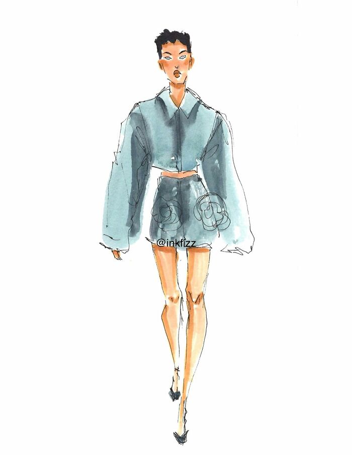 Behind The Scenes Of Live Fashion Sketching: Capturing Style In Minutes