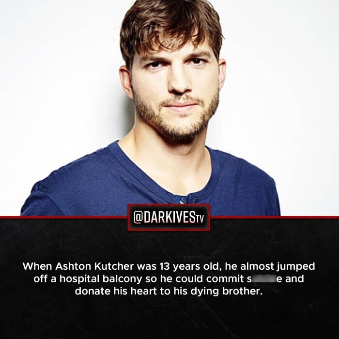 Young man in a blue shirt sharing a terrifying fact reflecting the dark and strange side of our world.