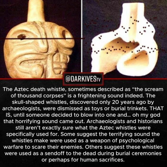 Aztec death whistle skull-shaped artifacts emit terrifying sounds revealing dark psychological warfare and ancient rituals.