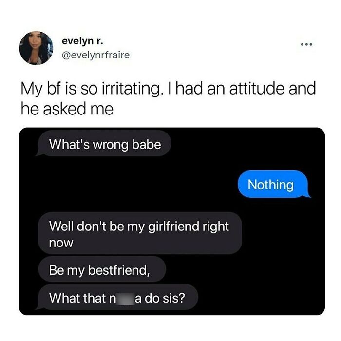 Text message exchange showing a wholesome relationship meme about boyfriend asking to be boyfriend and bestfriend.