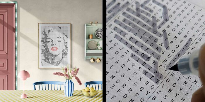 How To Turn A Word Search Into A Frame-Ready Pop-Art Portrait