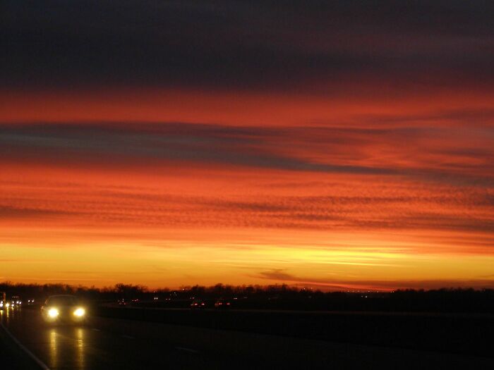 Sunset On The Highway