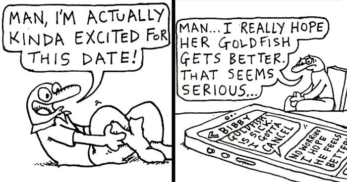 This Artist Made 40 Minimalist And Absurd Comics With Unexpected Punchlines