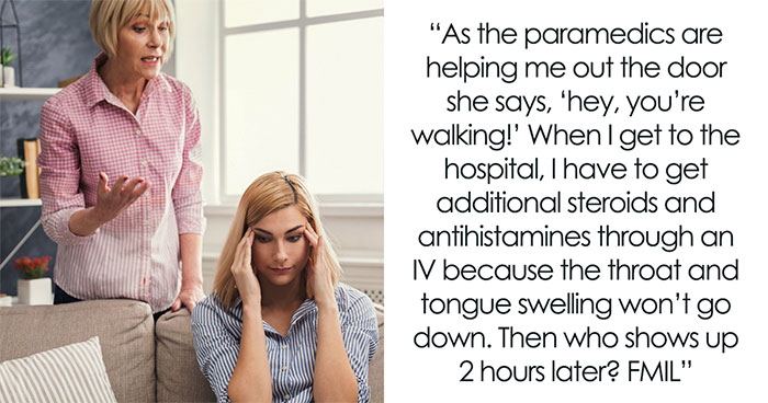 Woman Nearly Dies At The Dinner Table After Future MIL Ignores Her Allergy, Ends Up In The Hospital