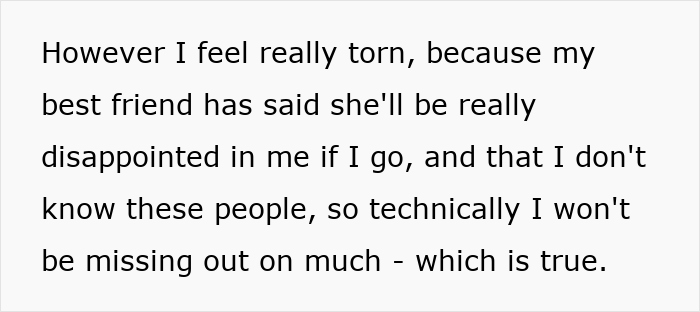 Text describing a guest unsure about attending a wedding after a positive Covid test, with the groom insisting attendance. Text describing a guest unsure about attending a wedding after a positive Covid test, with the groom insisting attendance.