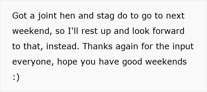 Text excerpt from a guest unsure about attending a wedding after a positive Covid test while the groom insists they can attend. Text excerpt from a guest unsure about attending a wedding after a positive Covid test while the groom insists they can attend.
