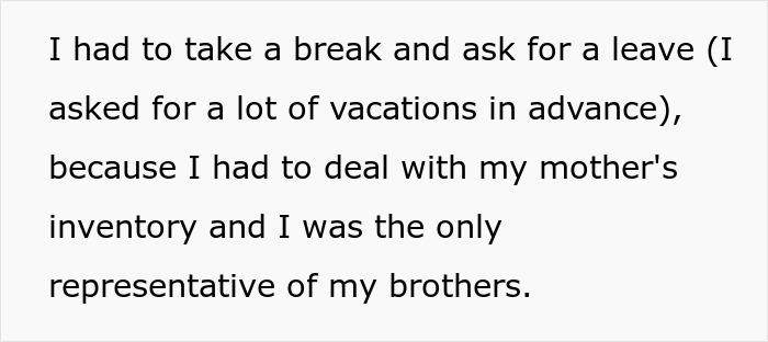 Text about sister dealing with unwanted siblings and adoption while managing family responsibilities and taking leave. Text about sister dealing with unwanted siblings and adoption while managing family responsibilities and taking leave.