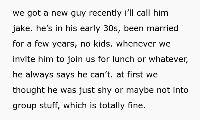 23-year-old confronts married coworker about wife’s behavior, fearing their comment may have pushed him toward divorce.