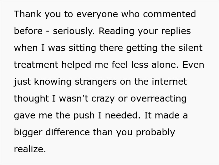 Alt text: Man worries wife’s petty drama affecting his job and marriage, sharing gratitude for supportive online responses. Alt text: Man worries wife’s petty drama affecting his job and marriage, sharing gratitude for supportive online responses.