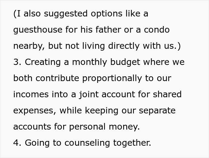 Text excerpt showing relationship advice on budgeting and counseling, highlighting man insists fiancée buy house with 50/50 ownership. Text excerpt showing relationship advice on budgeting and counseling, highlighting man insists fiancée buy house with 50/50 ownership.