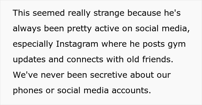 Text excerpt showing confusion after checking husband's phone during surgery, reflecting suspicious feelings. Text excerpt showing confusion after checking husband's phone during surgery, reflecting suspicious feelings.