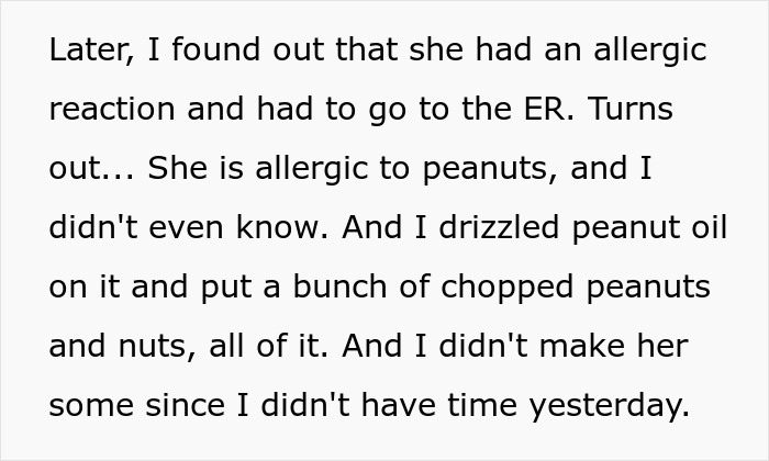 Text describing a serial food thief with a peanut allergy who lands in the ER after stealing her roommate’s dinner. Text describing a serial food thief with a peanut allergy who lands in the ER after stealing her roommate’s dinner.