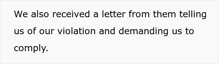 Letter detailing a violation from the HOA demanding compliance with a controversial house rule targeting siblings.