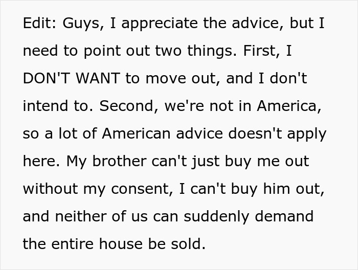 Siblings have a huge fight over house they share, brother demands sister move out to make room for kids. Siblings have a huge fight over house they share, brother demands sister move out to make room for kids.