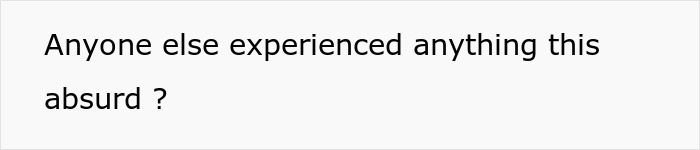 Text post asking if anyone else has experienced something absurd, related to a couple slamming café’s rigid rules over allergy exclusion. Text post asking if anyone else has experienced something absurd, related to a couple slamming café’s rigid rules over allergy exclusion.