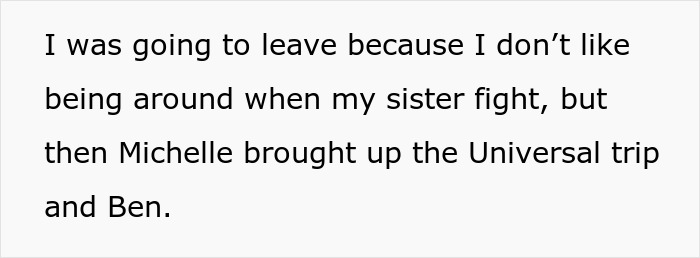 Text on a white background discussing a sister accusing favoring nephew and niece during a family argument. Text on a white background discussing a sister accusing favoring nephew and niece during a family argument.