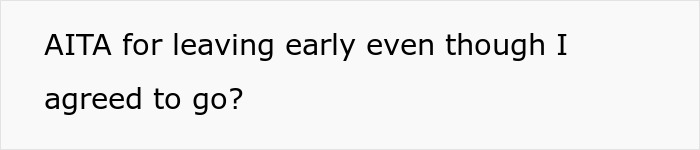 Text on white background reading AITA for leaving early even though I agreed to go? related to man walking out while girlfriend’s son has meltdown about mountain biking. Text on white background reading AITA for leaving early even though I agreed to go? related to man walking out while girlfriend’s son has meltdown about mountain biking.
