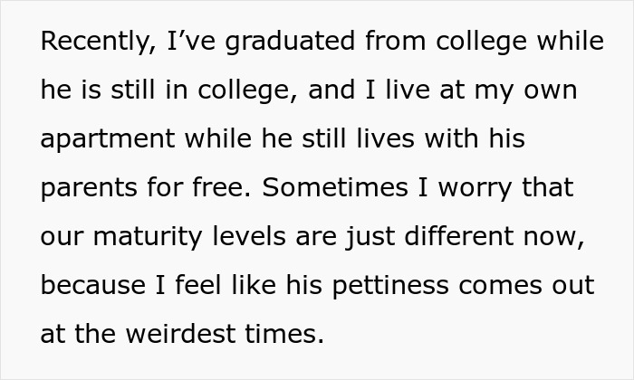 Text discussing concerns about maturity differences and pettiness in refusing to watch autistic friends’ show recommendations. Text discussing concerns about maturity differences and pettiness in refusing to watch autistic friends’ show recommendations.