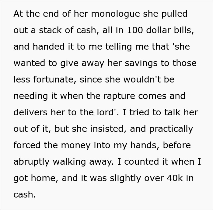 Stack of hundred dollar bills representing Christian rapture money given during a monologue about faith and salvation. Stack of hundred dollar bills representing Christian rapture money given during a monologue about faith and salvation.