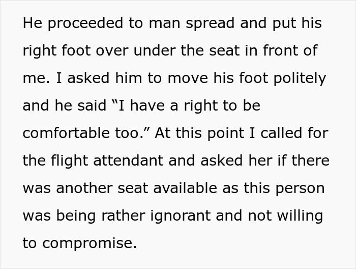 Person Called "Fatphobic" For Refusing To Let Obese Guy Invade Their Seat, Sparks Flight Drama Person Called "Fatphobic" For Refusing To Let Obese Guy Invade Their Seat, Sparks Flight Drama