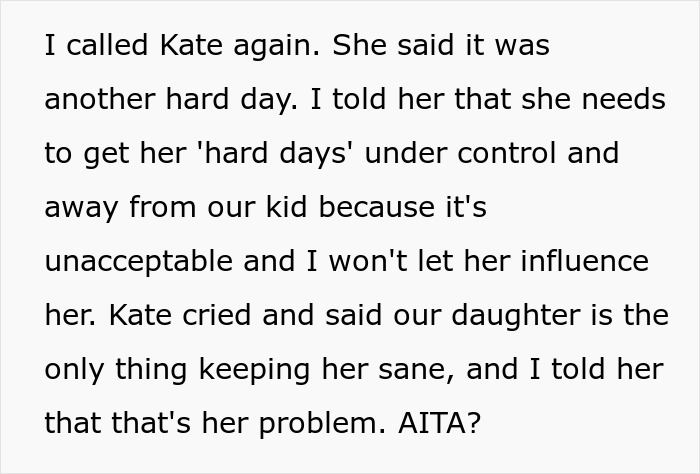 Text about a dad concerned as his little girl copies ex’s eating disorder comments, calling bread yucky at age 3. Text about a dad concerned as his little girl copies ex’s eating disorder comments, calling bread yucky at age 3.