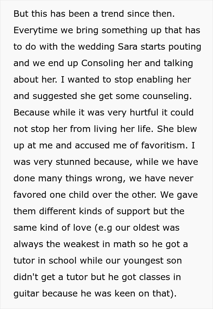 Single sister struggling with sibling's engagement and family dynamics, seeking counseling to handle feelings. Single sister struggling with sibling's engagement and family dynamics, seeking counseling to handle feelings.