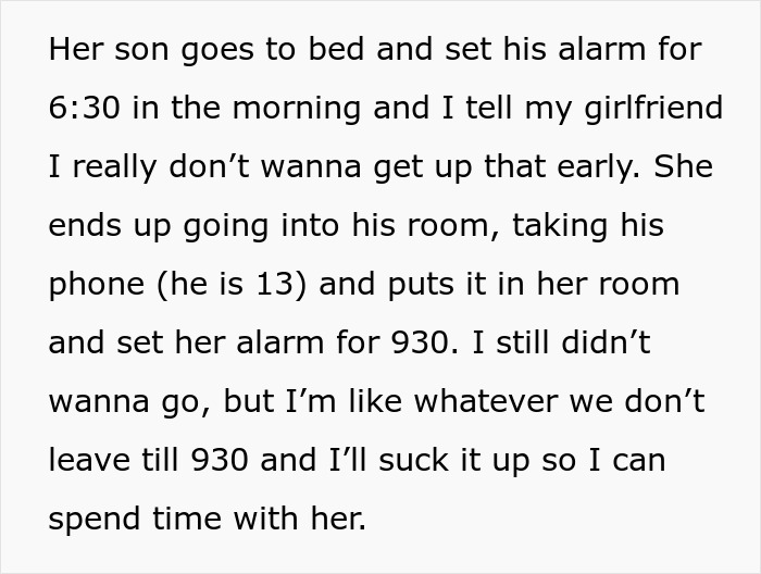 Man dealing with girlfriend’s son having a meltdown about mountain biking early at 6:30 a.m. Man dealing with girlfriend’s son having a meltdown about mountain biking early at 6:30 a.m.