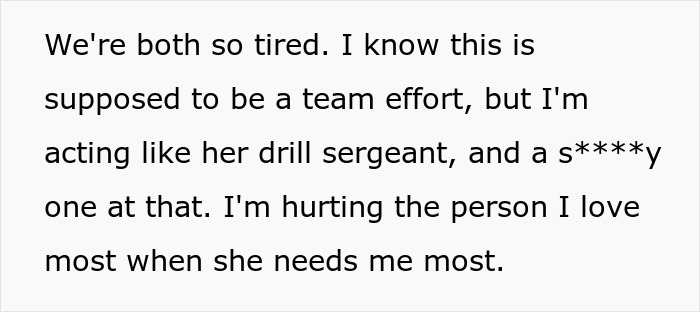 New mom struggles with baby care feeling exhausted while husband watches and judges without helping. New mom struggles with baby care feeling exhausted while husband watches and judges without helping.