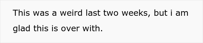 Text post with the message about a weird two weeks ending, related to a guy convinced he took an art class with his girlfriend who has no memory of it. Text post with the message about a weird two weeks ending, related to a guy convinced he took an art class with his girlfriend who has no memory of it.