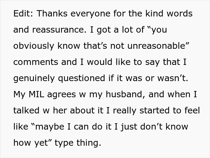 Alt text: A heartfelt message about a husband expecting his wife to work and study full time while caring for two kids. Alt text: A heartfelt message about a husband expecting his wife to work and study full time while caring for two kids.